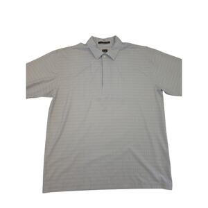 Nike Golf Dri Fit mens XL Tiger Woods Light Blue Polo